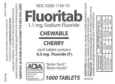 Fluoritab Chewable Cherry Tablets (0.5mg)_1000-ct (Fluoritab Chewable Cherry Tablets (0.5mg) 1000 Ct)